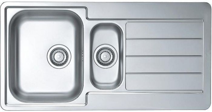 Кухонная мойка Alveus Line 10 NAT-90 980x500 1064281 Натуральная сталь