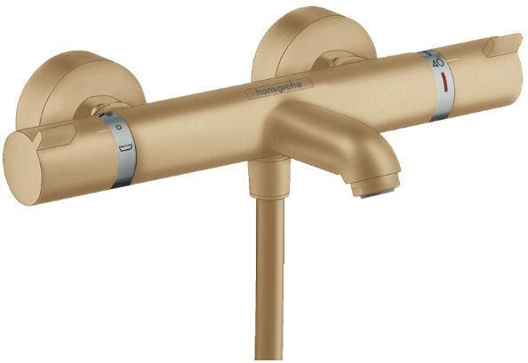 Hansgrohe Ecostat Comfort Смеситель для ванны, термостатический, цвет: шлифованная бронза