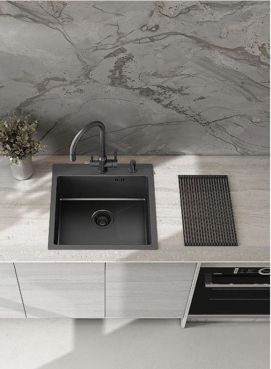 Кухонная мойка Raglo 60 R701.6050.09 Графит матовый