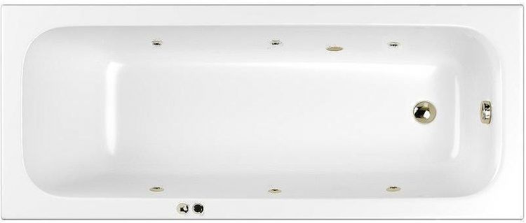 Акриловая ванна Whitecross Vibe 180x75 0105.180075.100.SOFT.BR с гидромассажем Акриловая ванна Whitecross Vibe 180x75 0105.180075.100.SOFT.BR с гидромассажем