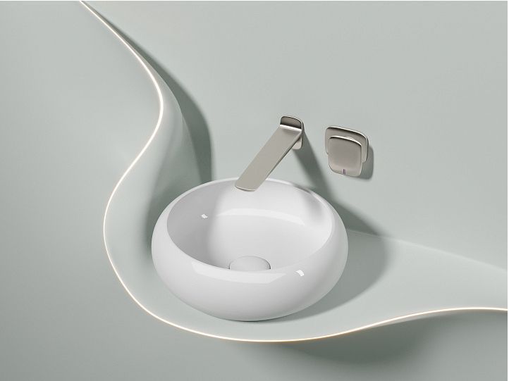 Умывальник CERAMICANOVA Element чаша накладная круглая 360 мм CN6050 Умывальник CERAMICANOVA Element чаша накладная круглая 360 мм CN6050