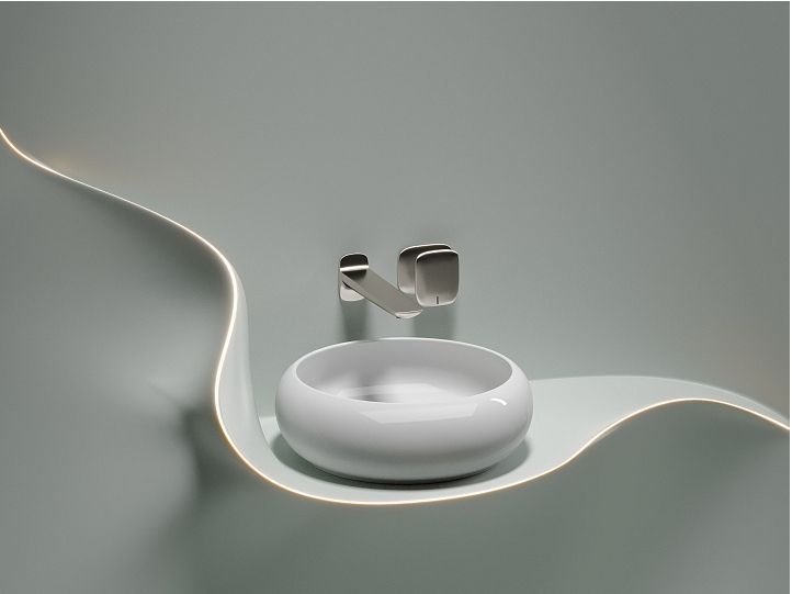 Умывальник CERAMICANOVA Element чаша накладная круглая 360 мм CN6050 Умывальник CERAMICANOVA Element чаша накладная круглая 360 мм CN6050