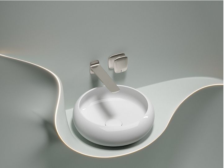 Умывальник CERAMICANOVA Element чаша накладная круглая 360 мм CN6050 Умывальник CERAMICANOVA Element чаша накладная круглая 360 мм CN6050