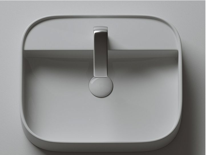 Умывальник CERAMICANOVA Element чаша накладная прямоугольная CN6034