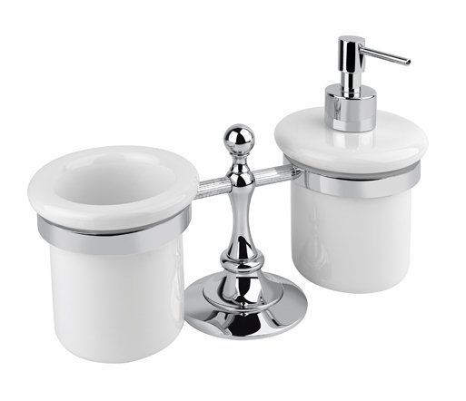 Держатель стакана и дозатора для жидкого мыла настольные CEZARES OLIMP-TDT Держатель стакана и дозатора для жидкого мыла настольные CEZARES OLIMP-TDT