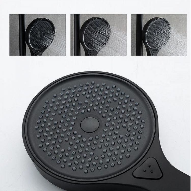 Душевая система Gappo G2495-76 с термостатом Черная матовая