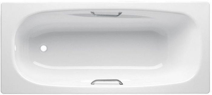 Стальная ванна BLB Universal Anatomica B75U 170x75 с отверстиями для ручек без гидромассажа