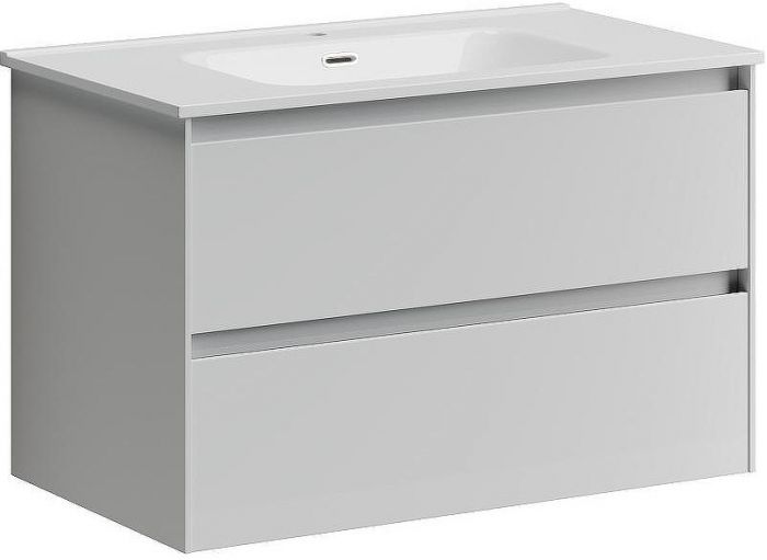 Тумба под раковину Sancos Cento 80 CN80W подвесная Белый глянец