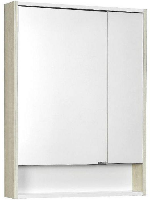 Зеркальный шкаф Aquaton Рико 65 1A215202RIB90 Белый Ясень фабрик