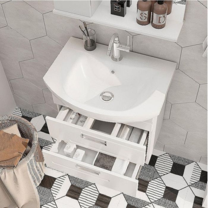 Тумба под раковину Volna Joli 70.2Y tpJOLI70.2Y-01 подвесная Белая