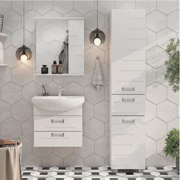 Тумба под раковину Volna Joli 70.2Y tpJOLI70.2Y-01 подвесная Белая