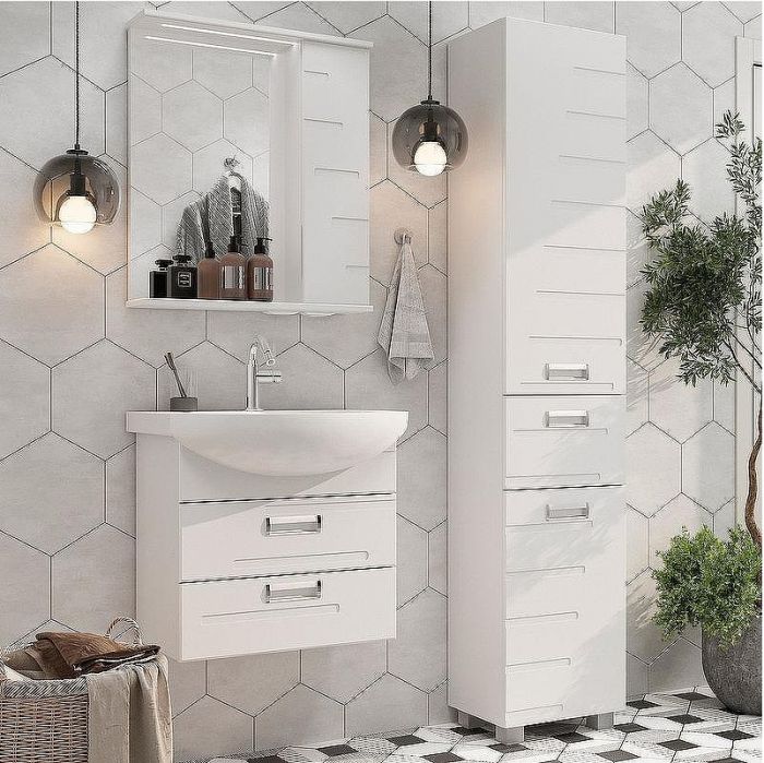 Тумба под раковину Volna Joli 70.2Y tpJOLI70.2Y-01 подвесная Белая