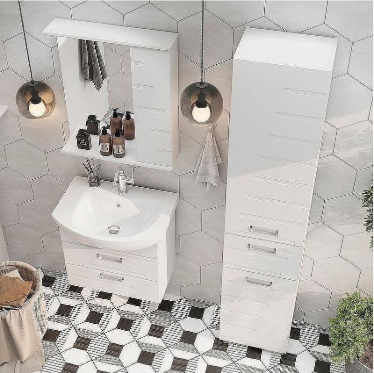 Тумба под раковину Volna Joli 70.2Y tpJOLI70.2Y-01 подвесная Белая