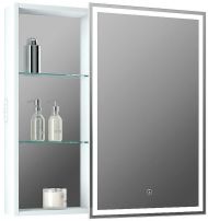 Зеркальный шкаф Континент Aperio LED 80 R МВК007 с подсветкой Белый