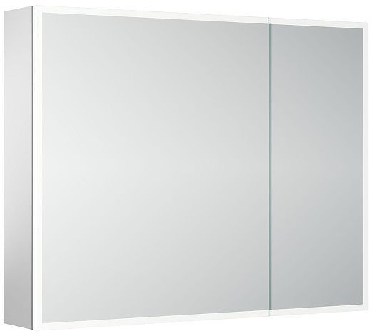 Зеркальный шкаф Sancos Evoke 90 SC8090 с подсветкой цвет Серый