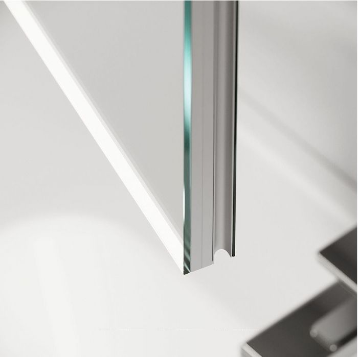 Зеркальный шкаф Sancos Evoke 90 SC8090 с подсветкой цвет Серый