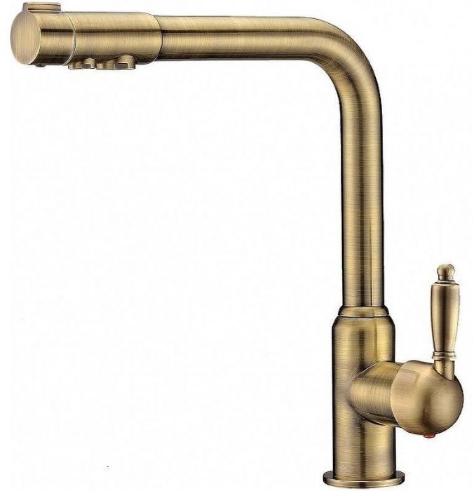 Смеситель для кухни ZorG Sanitary ZR320YF-33BR Бронза
