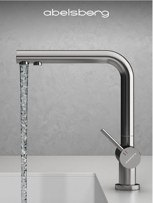 Смеситель для кухни Abelsberg Pura UVF70929CH цвет Глянцевый хром