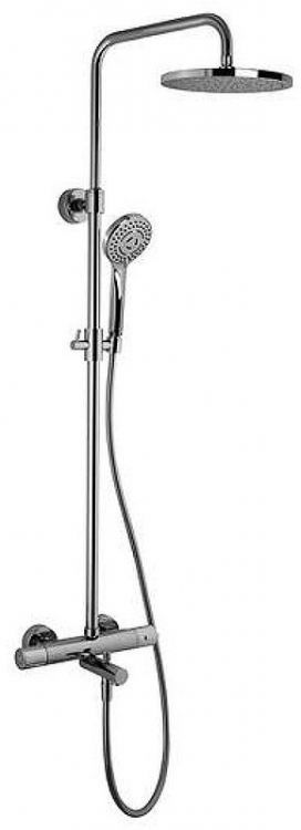 Душевая система Fima Carlo Frattini Shower column F3154/RP259CR с термостатом цвет Хром Душевая система Fima Carlo Frattini Shower column F3154/RP259CR с термостатом цвет Хром