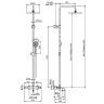 Душевая система Fima Carlo Frattini Shower column F3154/RP259CR с термостатом цвет Хром Душевая система Fima Carlo Frattini Shower column F3154/RP259CR с термостатом цвет Хром