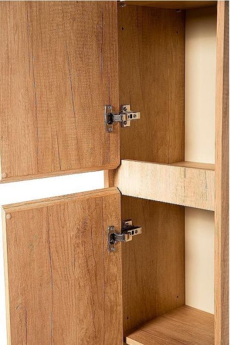 Шкаф пенал BelBagno Kraft 33 L KRAFT-1600-2A-SC-RNN-L подвесной Rovere Nebrasca Nature