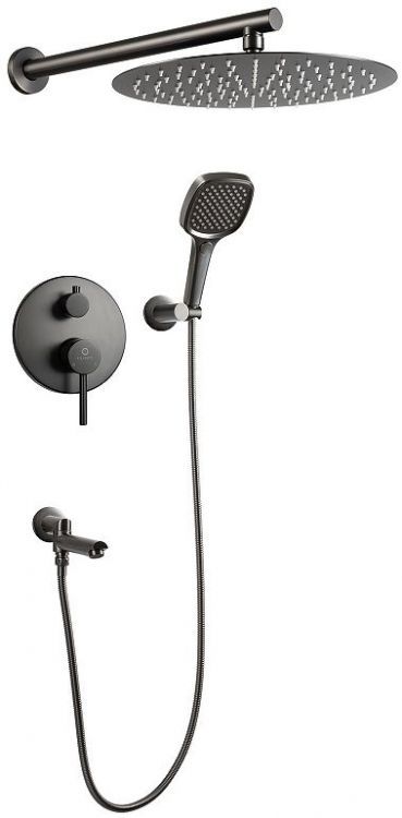 Душевая система FILARETE Roun FL1026BG цвет Графит