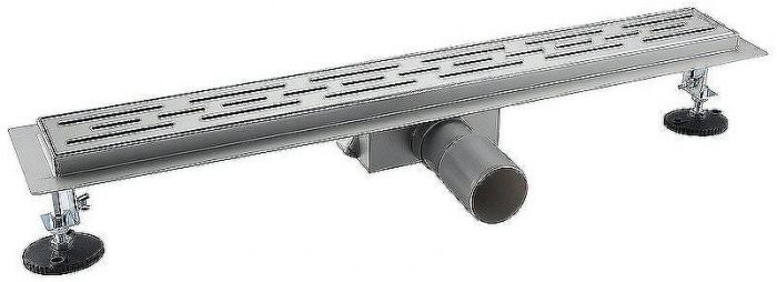 Душевой лоток Gappo G86007-1 с решеткой Нержавеющая сталь