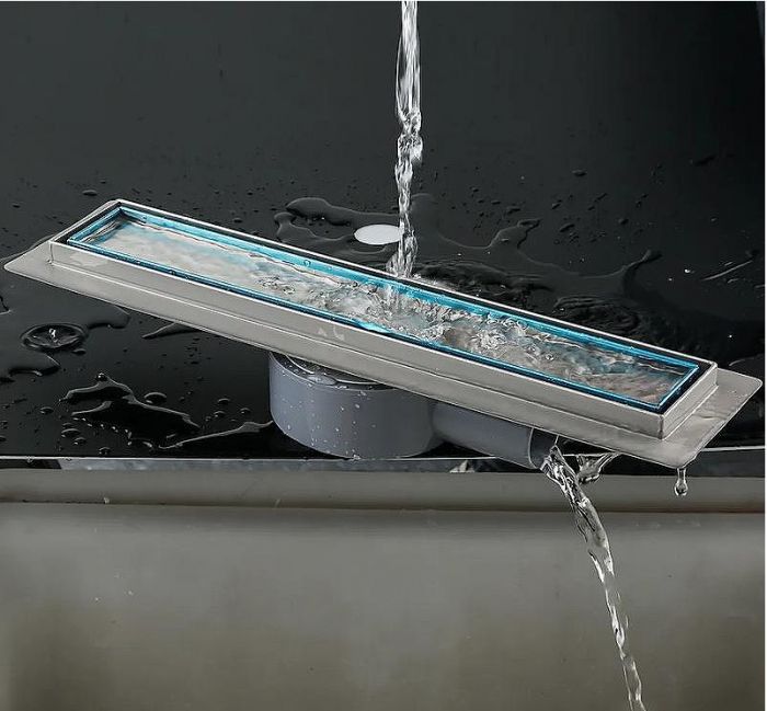 Душевой лоток Gappo G84007-4 с решеткой под плитку