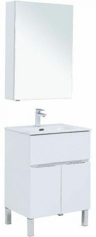 Комплект мебели для ванной Aquanet Алвита New 60 274529 Белый матовый