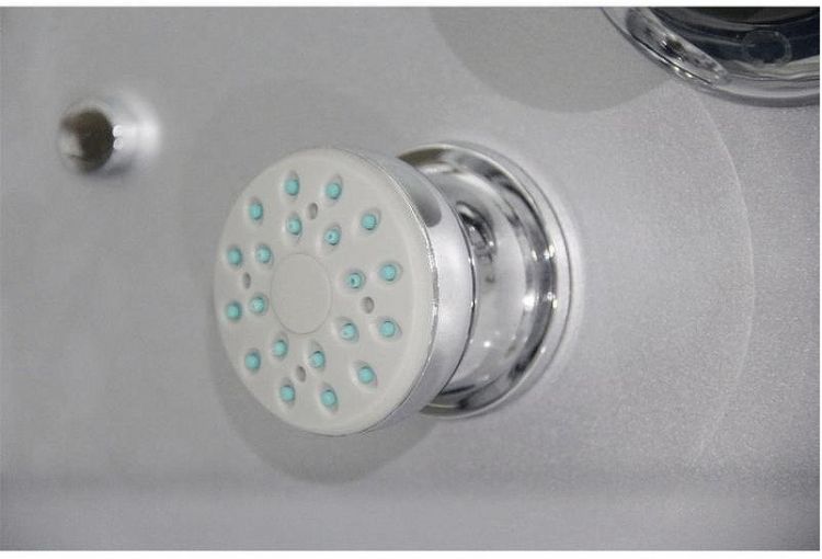 Душевая кабина Orans 90x90 86150s0 с баней профиль Белый задние стенки Белые