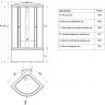 Душевая кабина Triton Стандарт 90x90 Щ0000061834 без гидромассажа