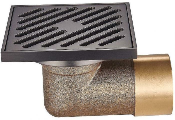 Душевой трап Raglo 100x100 R606.10.09 с решеткой Графит матовый