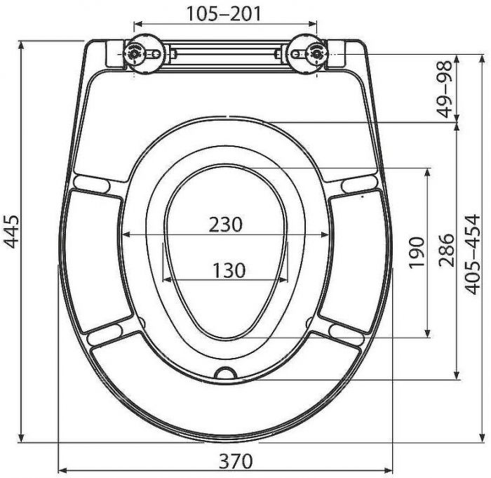 Сиденье для унитаза Alcaplast A603 Белое с микролифтом