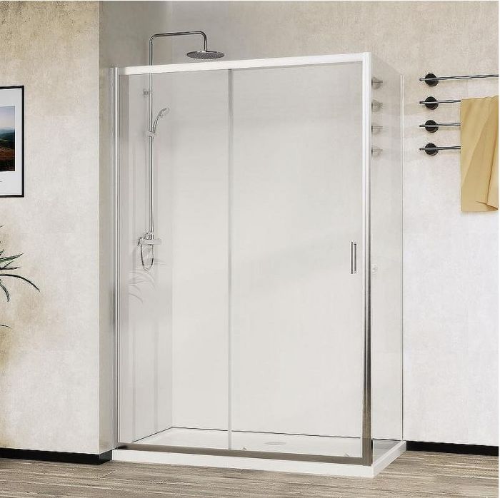 Душевой уголок Vincea City 110x90 VSR-5CT9011CL профиль Хром стекло прозрачное