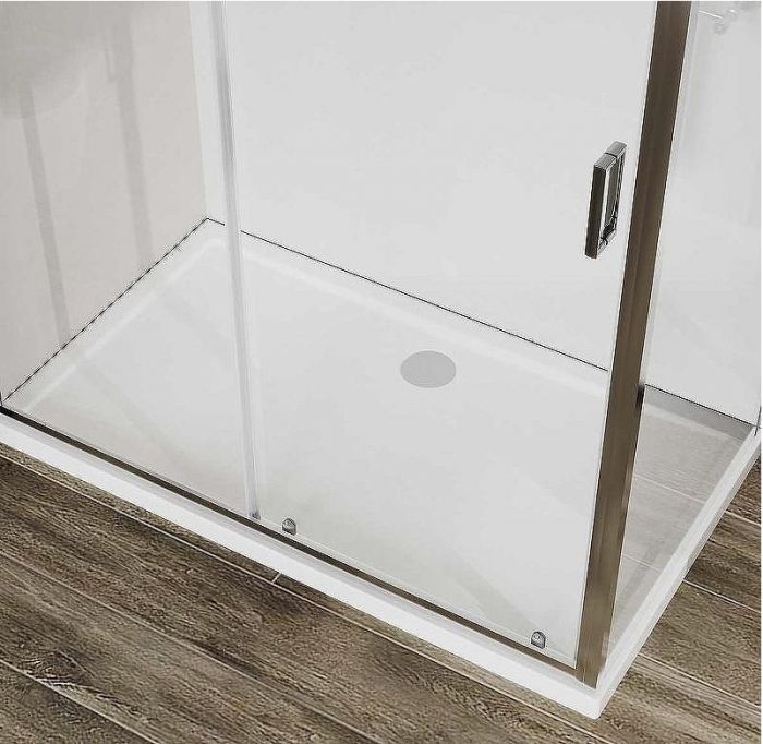 Душевой уголок Vincea City 110x90 VSR-5CT9011CL профиль Хром стекло прозрачное