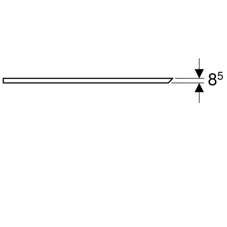 Декоративная панель Geberit Bambini (боковая) для детской раковины, для нижней раковины, Varicor®: цвет оранжевый no. 301 Декоративная панель Geberit Bambini (боковая) для детской раковины, для нижней раковины, Varicor®: цвет оранжевый no. 301