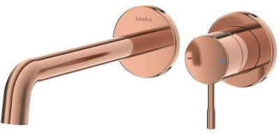 Смеситель для раковины Teska Atlas E5709 Розовое золото