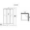 Душевая кабина Niagara Promo 100x100 P100/26Q/MT без гидромассажа