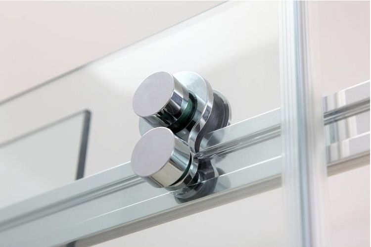 Душевой уголок Black&White Stellar Wind S201 90х90 2019090 профиль Серебристый хром стекло прозрачное