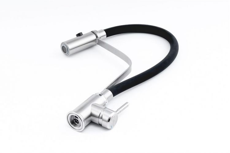 Смеситель для кухни Knotlor Streamline SS-07 цвет Матовая сталь Смеситель для кухни Knotlor Streamline SS-07 цвет Матовая сталь