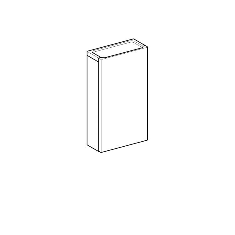 Шкафчик Geberit Renova Nr. 1 Plan боковой с дверцей , 39x18, светлый вяз [869012000]