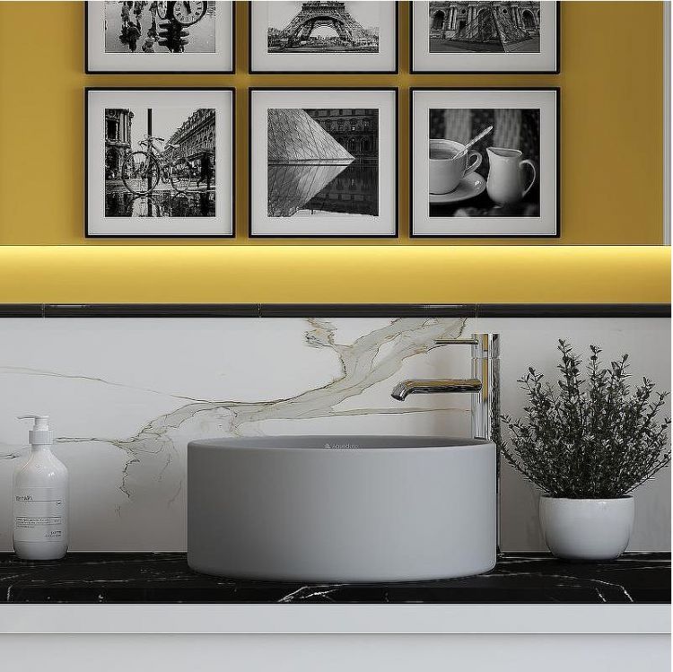 Раковина-чаша Aqueduto Espiral 40 ESP0130 Серая матовая