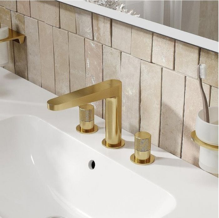 Смеситель для раковины WasserKRAFT Schunter 8235 Золото матовое