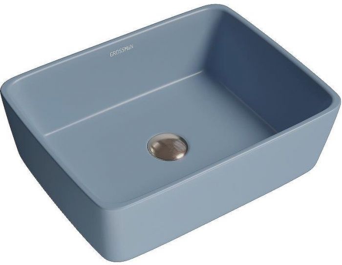 Раковина-чаша Grossman Color 48 GR-3016BSM-21 Голубая матовая