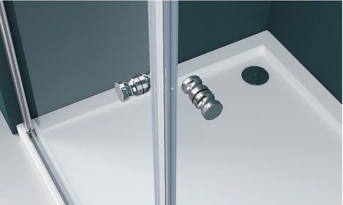 Душевой уголок BelBagno Etna 80х100 ETNA-AH-2-80/100-C-Cr профиль Хром стекло прозрачное