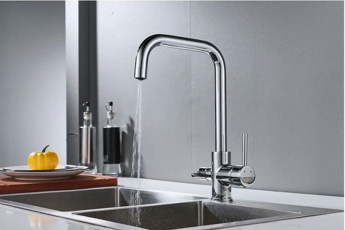 Смеситель для кухни Shevanik S228 цвет Хром