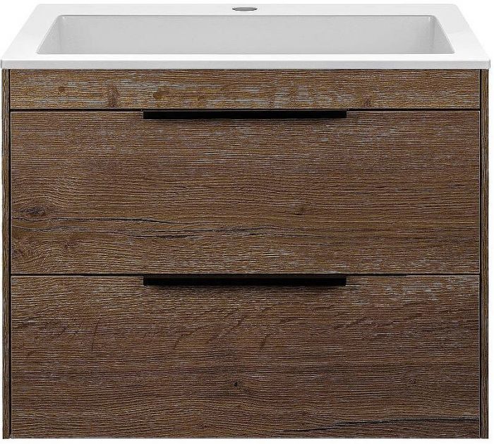 Тумба под раковину Vincea Chiara 2D 60 VMC-2C2600TO подвесная T.Oak