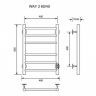 Электрический полотенцесушитель Ника Way-2 60/40 U Белый матовый