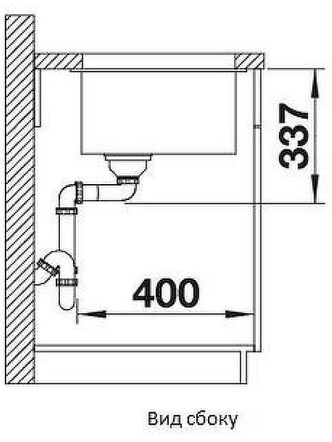 Кухонная мойка Blanco Subline 800-U 523148 Серый беж