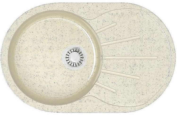 Кухонная мойка Bergg Z110 B110Q002 Бежевая